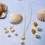 Pearl flower earrings by Carousel Jewels